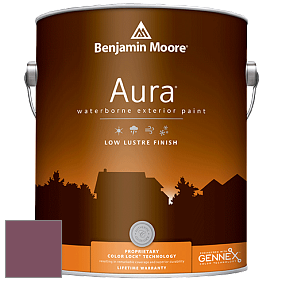 Benjamin Moore Aura 634 Waterborne Exterior Low Lustre Finish краска цвет 1357 Bottle of BordÃ©aux