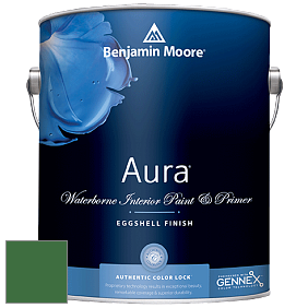 Benjamin Moore Aura 524 Waterborne Interior Eggshell Finish краска цвет 2035-10 Seaweed