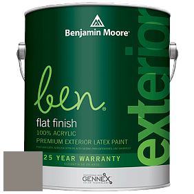 Benjamin Moore Ben 541 Waterborne Exterior Flat Finish краска цвет 1469 Eagle Rock