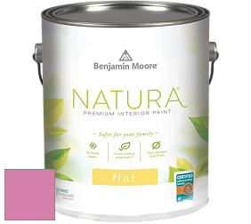 Benjamin Moore 512 Natura Interior Flat Finish матовая краска цвет 1347 Pink Ladies