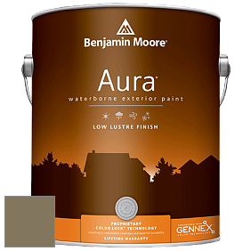 Benjamin Moore Aura 634 Waterborne Exterior Low Lustre Finish краска цвет 511 Pine Grove