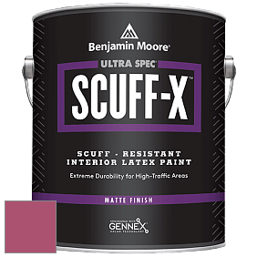 Benjamin Moore 484 Ultra Spec SCUFF-X Interior Matte Finish краска цвет 1349 Pink Corsage