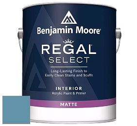 Benjamin Moore 548 IRegal Select Interior Paint - Matte краска цвет 2062-40 Blue Daisy