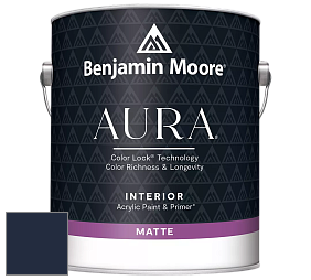 Benjamin Moore Aura 522 Interior Paint - Matte краска цвет RAL 5011 
