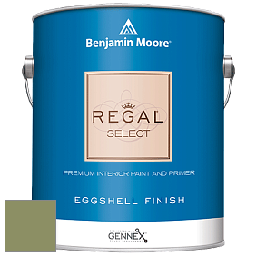 Benjamin Moore 549 Regal Select Waterborne Interior Eggshell Finish краска цвет 433 Forest Hills Green