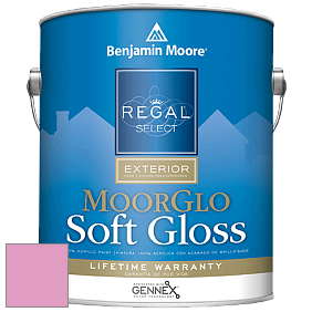 Benjamin Moore W096 Regal Select Exterior Paint-Moor GloSoft Gloss Finish краска цвет 1346 Island Sunset