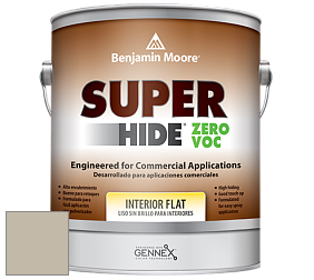 Benjamin Moore 355 Super Hide Zero Voc Interior Flat краска цвет 1530 Senora Gray
