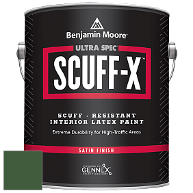 Benjamin Moore 486 Ultra Spec SCUFF-X Interior Satin Finish краска цвет NCS S 5540-G20Y 