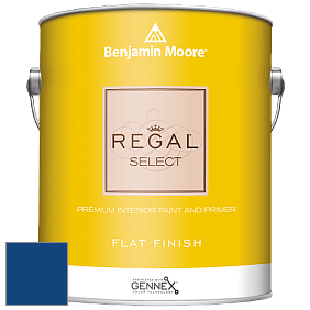 Benjamin Moore 547 Regal Select Waterborne Interior Flat Finish краска цвет RAL 5010 