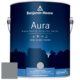 Benjamin Moore Aura 632 Waterborne Exterior Semi-Gloss Finish краска цвет 1594 Shaker Gray