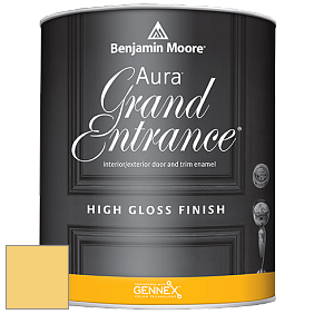 Benjamin Moore Aura 148 Grand Entrance High Gloss эмаль цвет 348 Inner Glow