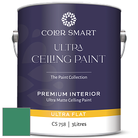 COLOR SMART CS 758 ULTRA CEILING PAINT ультраматовая краска цвет 594 Peridot
