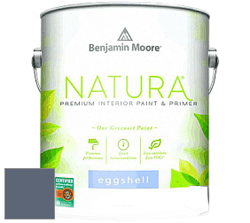 Benjamin Moore 513 Natura Interior Eggshell Finish краска с блеском цвет 1435 Blue Gaspe