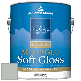 Benjamin Moore W096 Regal Select Exterior Paint-Moor GloSoft Gloss Finish краска цвет AF-490 