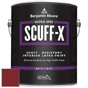 Benjamin Moore 484 Ultra Spec SCUFF-X Interior Matte Finish краска цвет RAL 3011 