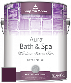Benjamin Moore Aura 532 Bath & Spa Waterborne Interior Paint Matte Finish краска цвет RAL 4007 