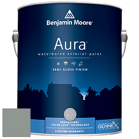 Benjamin Moore Aura 632 Waterborne Exterior Semi-Gloss Finish краска цвет 1574 Rushing River