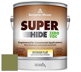 Benjamin Moore 355 Super Hide Zero Voc Interior Flat краска цвет NCS S 4040-G50Y 