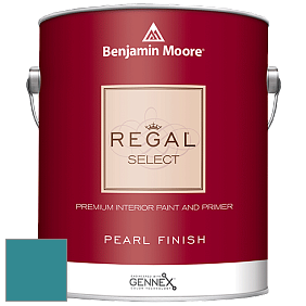 Benjamin Moore 550 Regal Select Waterborne Interior Pearl Finish краска цвет 755 Salzburg Blue