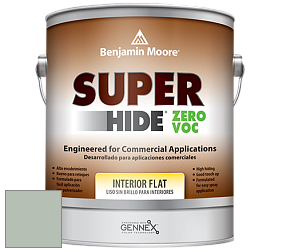 Benjamin Moore 355 Super Hide Zero Voc Interior Flat краска цвет 696 Pleasant Valley