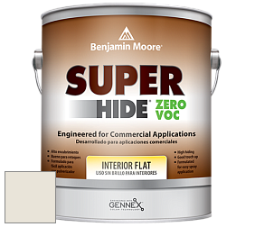 Benjamin Moore 355 Super Hide Zero Voc Interior Flat краска цвет 960 Dove Wing