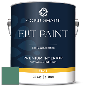 COLOR SMART CS 745 ELIT PAINT глубокоматовая моющаяся краска цвет 2041-30 Green Gables