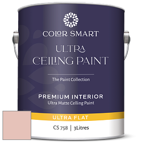 COLOR SMART CS 758 ULTRA CEILING PAINT ультраматовая краска цвет 1192 Sweet Romance
