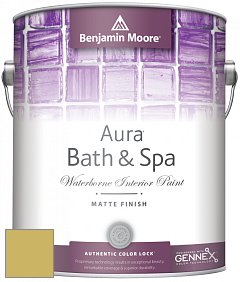 Benjamin Moore Aura 532 Bath & Spa Waterborne Interior Paint Matte Finish краска цвет 391 Sweet Vibrations