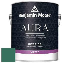 Benjamin Moore Aura 522 Interior Paint - Matte краска цвет 2047-20 Manor Green