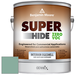 Benjamin Moore 357 Super Hide Zero Voc Interior Eggshell краска цвет 641 Everglades