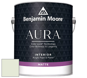 Benjamin Moore Aura 522 Interior Paint - Matte краска цвет 853 Green Essence