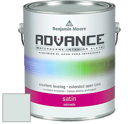 Benjamin Moore 792 Advance Interior Paint-Satin эмаль цвет 866 Winter Ice