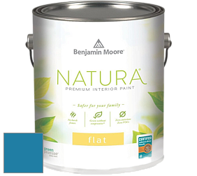 Benjamin Moore 512 Natura Interior Flat Finish матовая краска цвет 784 Blue Macaw