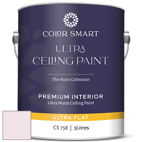 COLOR SMART CS 758 ULTRA CEILING PAINT ультраматовая краска цвет 2081-70 Flush Pink