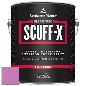 Benjamin Moore 486 Ultra Spec SCUFF-X Interior Satin Finish краска цвет 2076-40 Raspberry Mousse