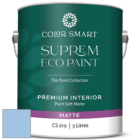 COLOR SMART CS 619 SUPREM ECO PAINT матовая краска цвет 815 Swiss Blue