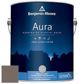 Benjamin Moore Aura 632 Waterborne Exterior Semi-Gloss Finish краска цвет 1554 Dash of Pepper