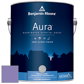 Benjamin Moore Aura 632 Waterborne Exterior Semi-Gloss Finish краска цвет 1398 Charmed Violet