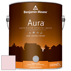 Benjamin Moore Aura 634 Waterborne Exterior Low Lustre Finish краска цвет 1352 Pink Dynasty