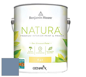 Benjamin Moore 514 Natura Interior Semi-Gloss Finish краска цвет 831 Stratford Blue