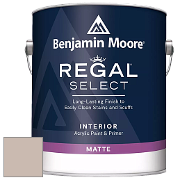 Benjamin Moore 548 IRegal Select Interior Paint - Matte краска цвет 990 Hampshire Taupe