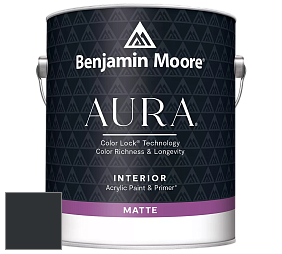 Benjamin Moore Aura 522 Interior Paint - Matte краска цвет RAL 7021 