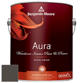 Benjamin Moore Aura 526 Waterborne Interior Satin Finish покрытие цвет 2134-10 Night Horizon