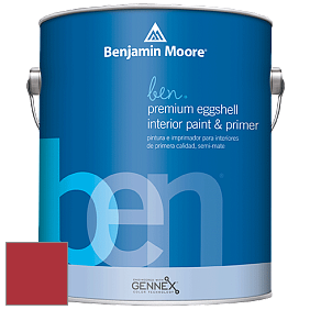 Benjamin Moore Ben W626 Premium Interior Latex Eggshell краска цвет RAL 3031 
