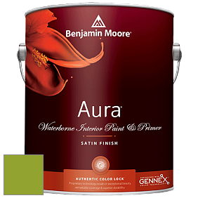 Benjamin Moore Aura 526 Waterborne Interior Satin Finish покрытие цвет 2028-20 Douglas Fir