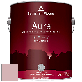 Benjamin Moore Aura 631 Waterborne Exterior Satin Finish краска цвет 1255 Pink Panther