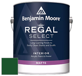 Benjamin Moore 548 IRegal Select Interior Paint - Matte краска цвет RAL 6035 