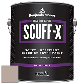 Benjamin Moore 484 Ultra Spec SCUFF-X Interior Matte Finish краска цвет 991 GrÃ©ge Avenue