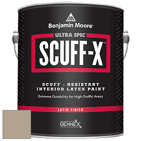 Benjamin Moore 486 Ultra Spec SCUFF-X Interior Satin Finish краска цвет 977 Brandon Beige