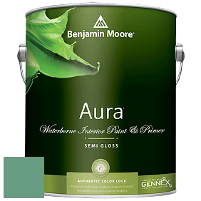 Benjamin Moore Aura 528 Waterborne Interior Semi-gloss Finish краска цвет 622 Alpine Trail